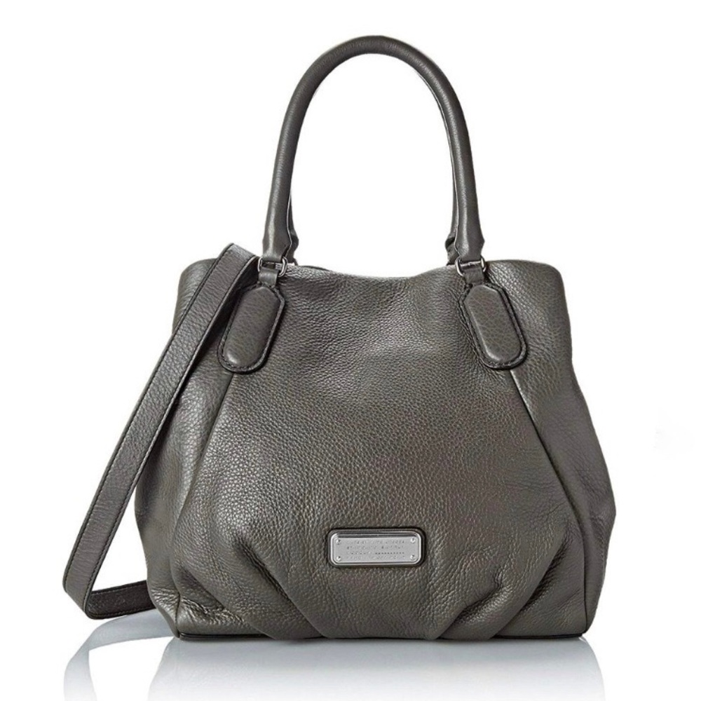 Marc by Marc Jacob Fran Grey Leather Shoulder/Tote Bag